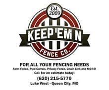 Keep Em Fence Company Logo